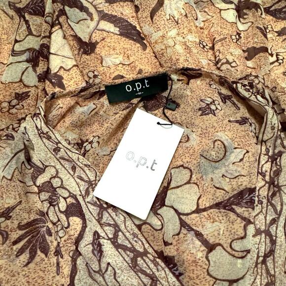 NWT OPT Degage Floral Boho Long Sleeve Dress Medium - Picture 10 of 15